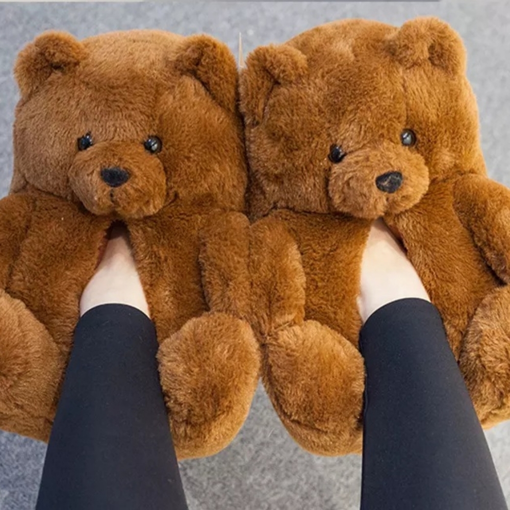 Teddy Bear slippers 🐻
